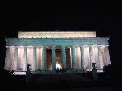 at night